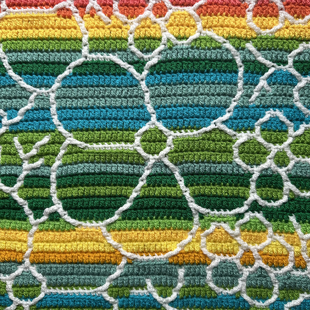 Temperature Blanket: Outside Cafe
