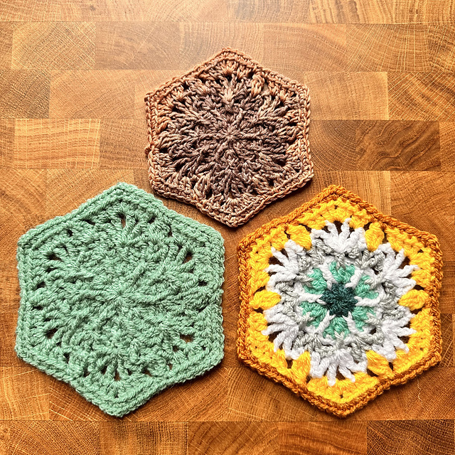 All the hexies: Persian Green