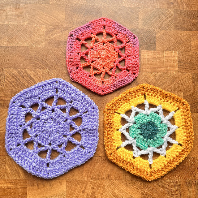 All the hexies: Periwinkle