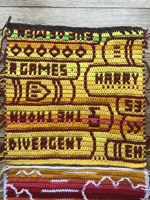 Temperature blanket: Books