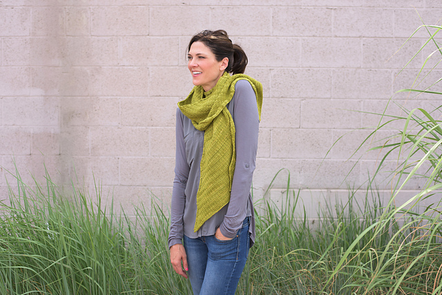 Bias Ripple Scarf