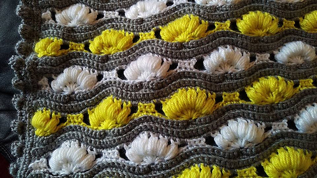 Puff Shell Ripple Afghan Ravelry: Britneykhoffman's Ripple Puff Stitch Afghan