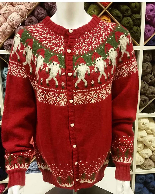 Strikketunets Julekofte | Christmas Jacket