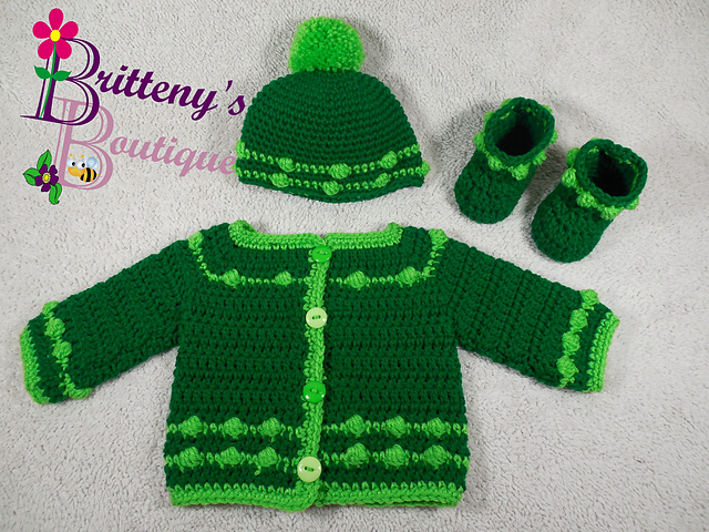 Baby's Bouncing Ball Sweater Set