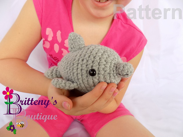 Dolphin Stuffed Animal - Snuggly Pal Amigurumi