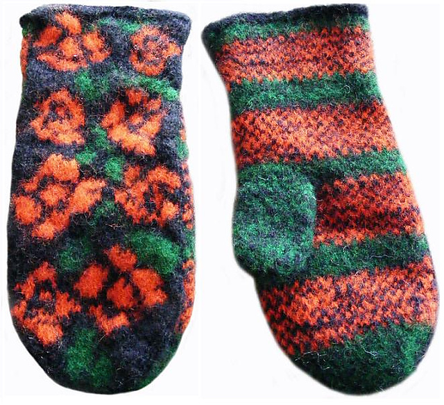 Mittens Floral (Pskov-in-Russa)