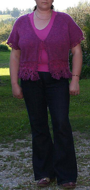 Sporty Short-Sleeved Bolero (Style C)