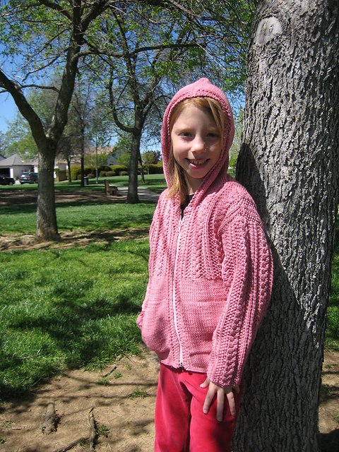 Zipped Jacket with Hood