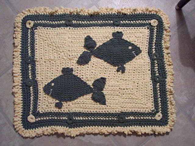 Fish Bathroom Rug