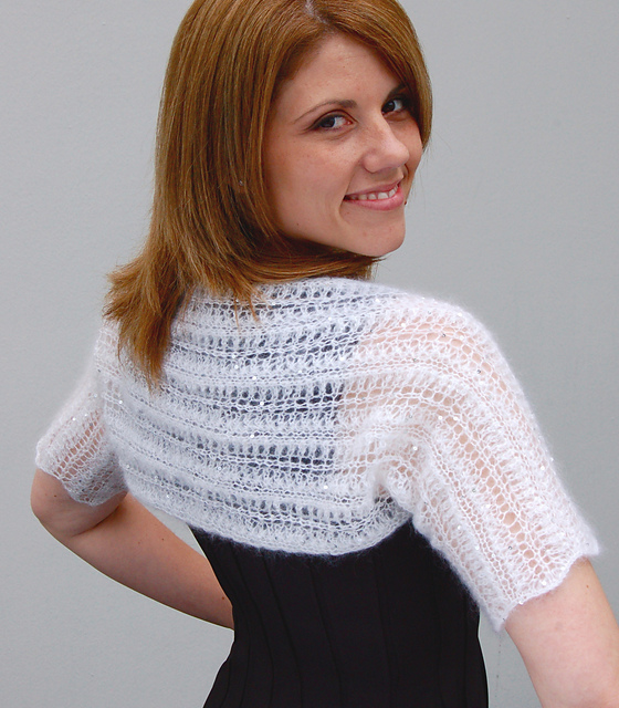 Starry Lace Evening Shrug