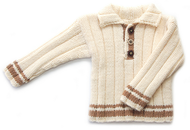 Child's Collared Sweater + Hat