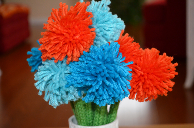 Pom Pom Flowers