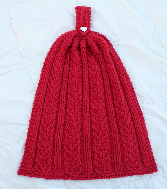 Cables 'n Columns Kitchen Hanging Hand Towel
