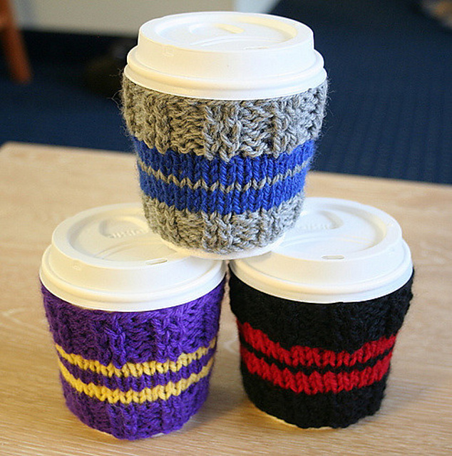 Striped Coffee Sleeves