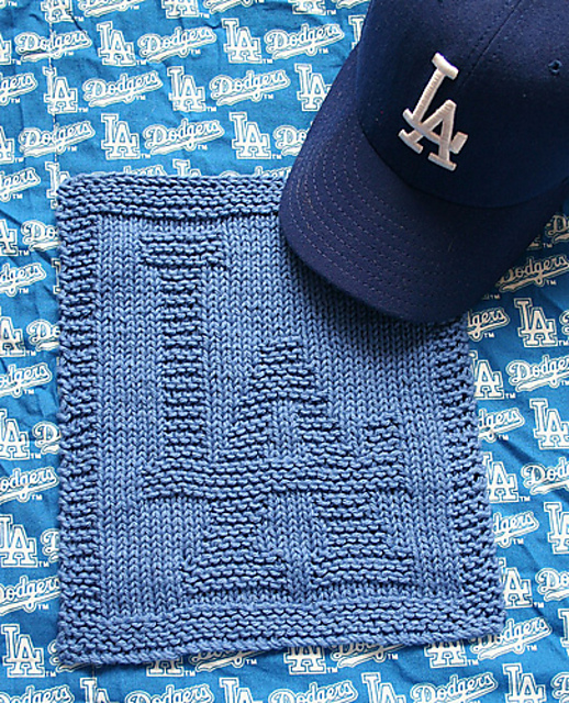Boys in Blue Dishcloth