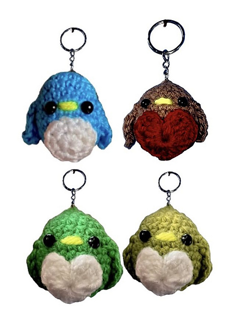 Little Bluebird keychain