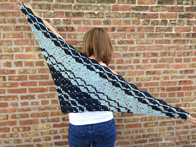 Rolling Waves Shawl