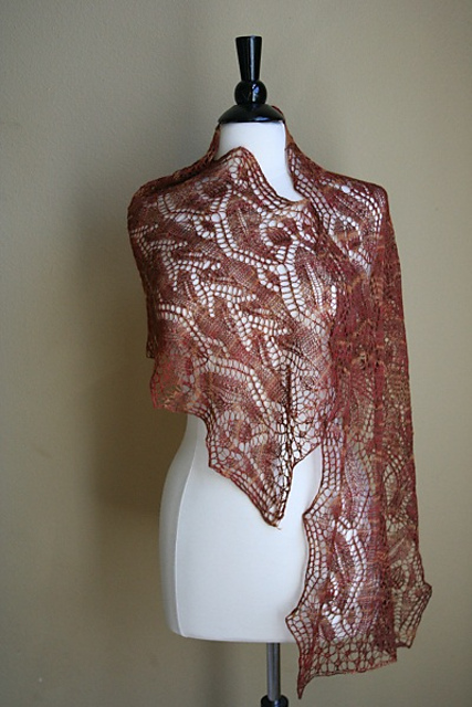 Leaf and Acorn Stole