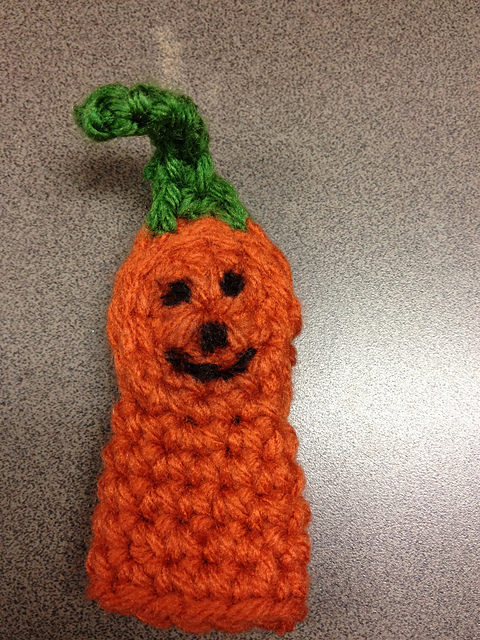 Jack O' Lantern Finger Puppet