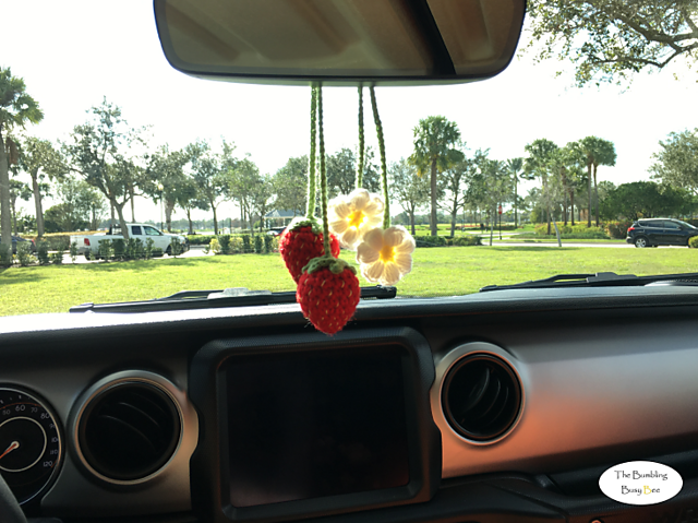 Strawberry and Flower Hanging Decoration