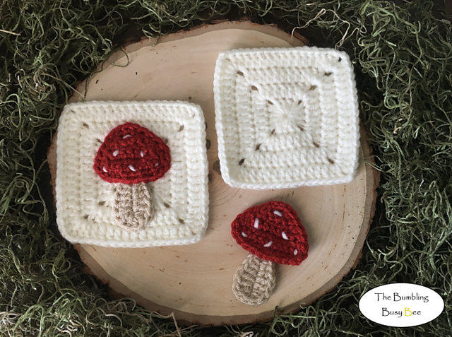 Mushroom Granny Square