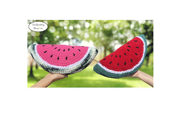 Plush Watermelon Slice