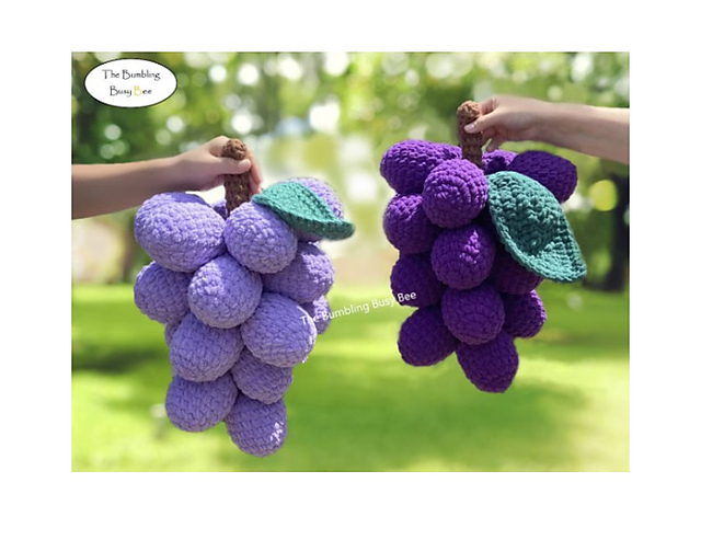 Ravelry: Grapes Plush pattern by Elizabeth Goddard