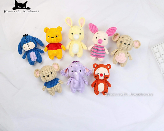 POOH & friends size 5,12in