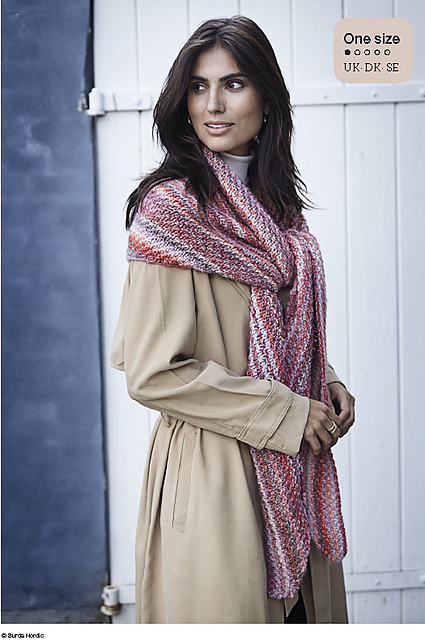 Triangular shawl