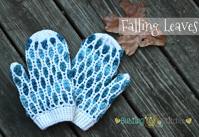 Falling Leaves Mitten