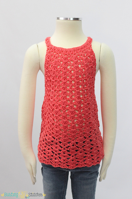Peach Lace Summer Tank