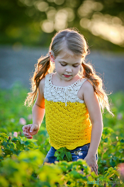 Girl's Yellow Cotton Shirt