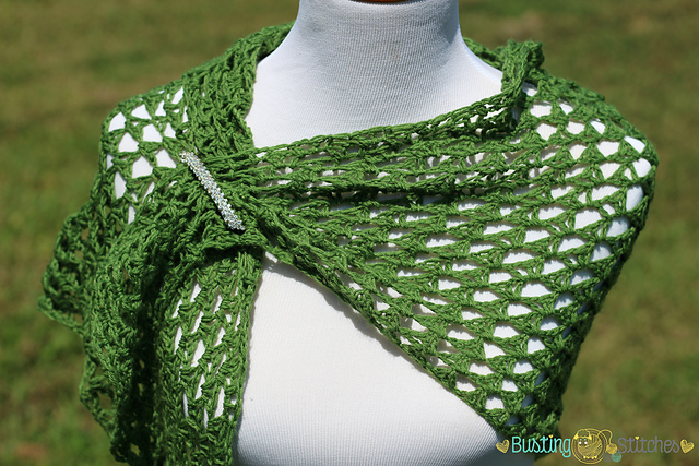 Olive Triangle Shawl