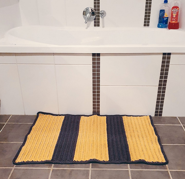 Ribbed bathmat
