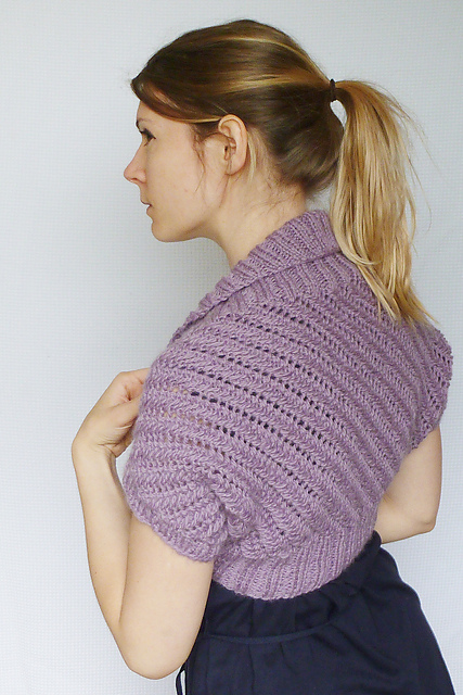 Heather - Lace Shrug