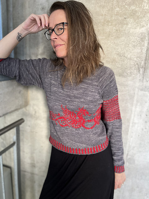Red Dragon Sweater