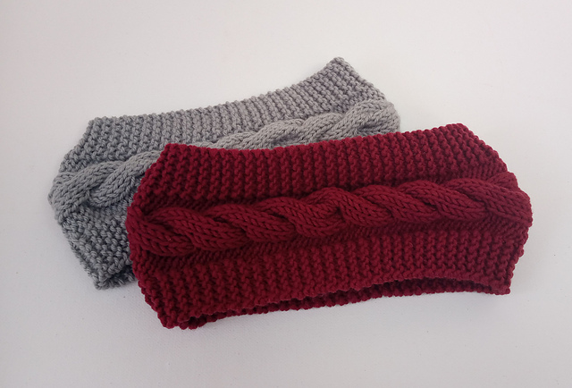 Ladies Cable Earwarmer