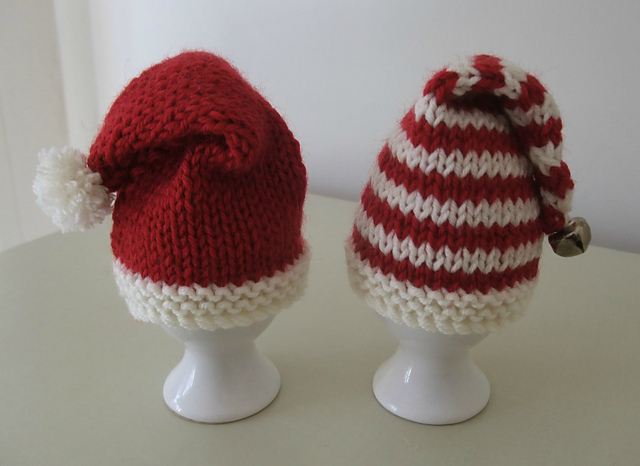 Santa and Elf Egg Cosies