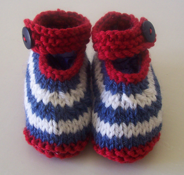 "Stripe" Baby Shoes