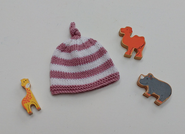Rose Premature Baby Beanie