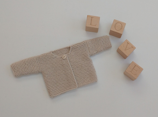 Simple Style Premature Baby Cardigan