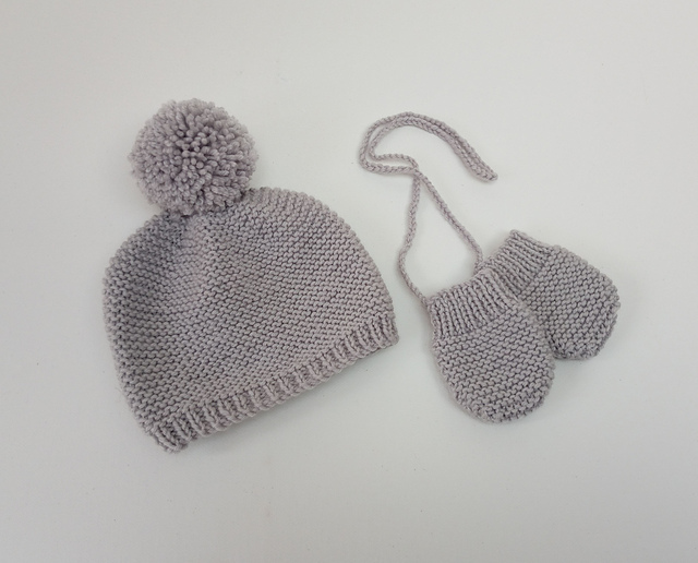 "Pom Pom" Beanie and Mitts
