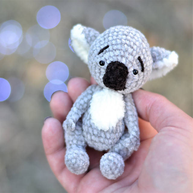 Mini amigurumi Koala bear