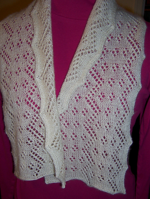 Snow on the Mountains Scarf