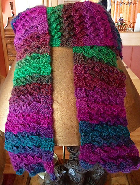 Rick Rack Stitch Scarf