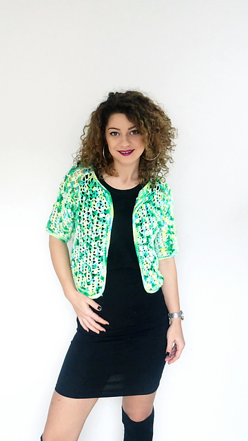 Spring Buds Cropped Cardigan