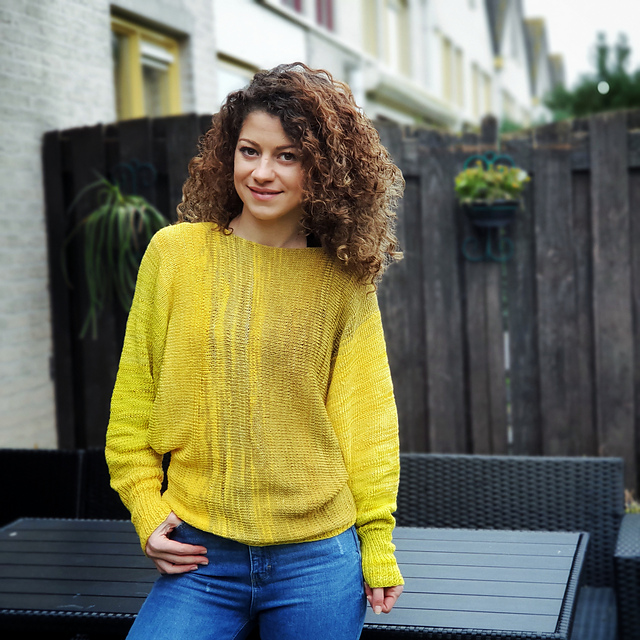 yellow my only sunshine sweater linen