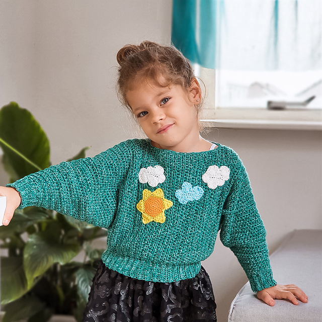 Happy Clouds Sweater