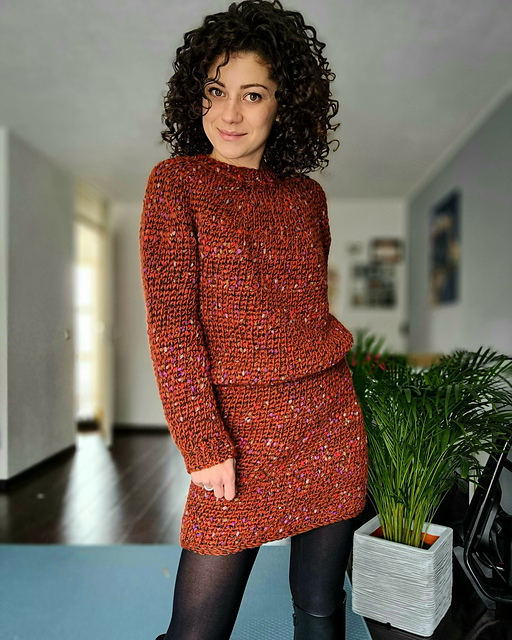 Sprinkles Sweater and Skirt