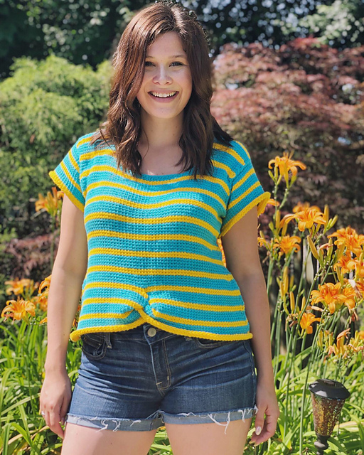 Tunisian Twist Tee